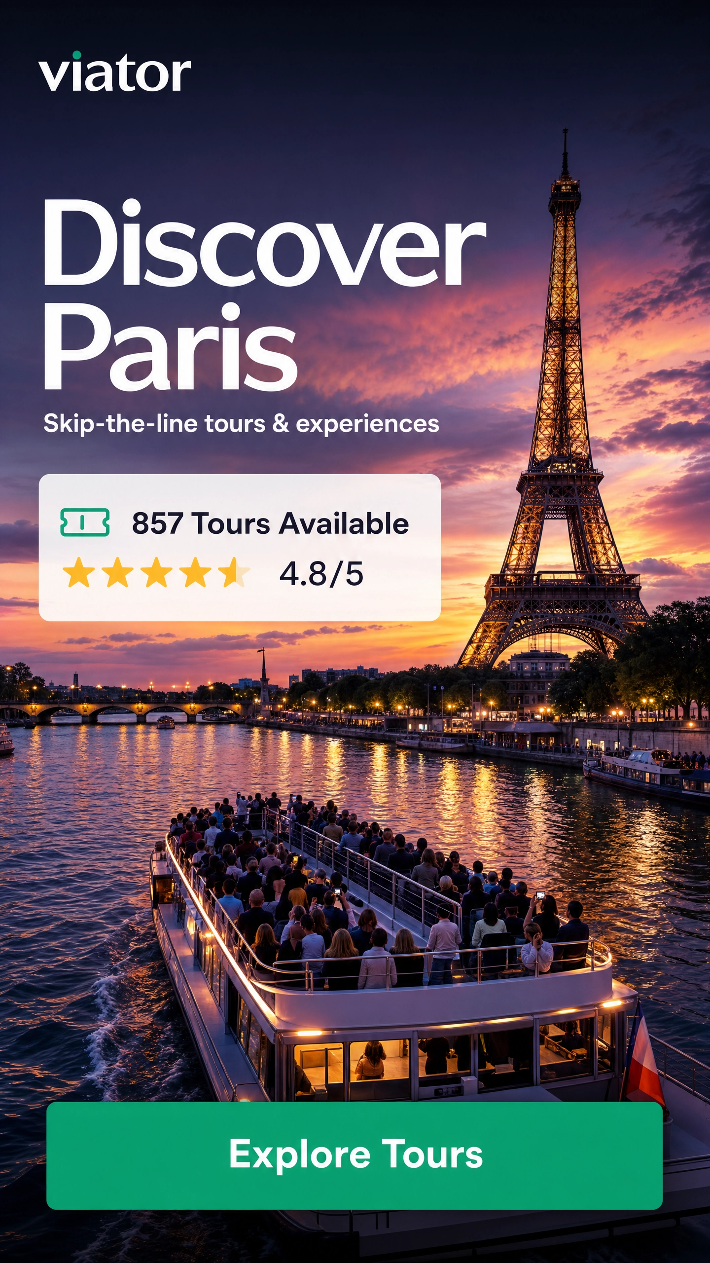 Viator — Discover Paris, Skip-the-line Tours & Experiences